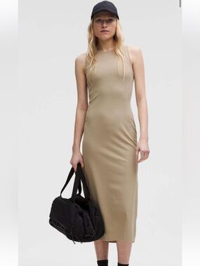 Lululemon All Aligned Ribbed Midi Dress
